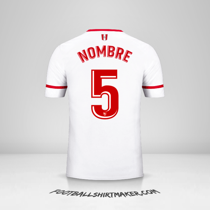 Jersey Sevilla FC 2017/2018 -  nombre - 5