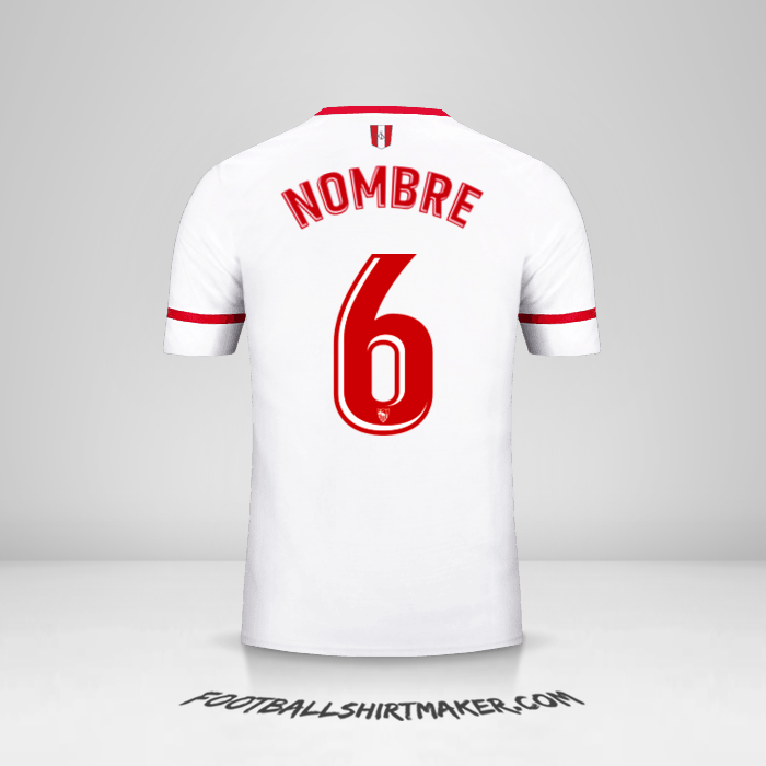 Jersey Sevilla FC 2017/2018 -  nombre - 6