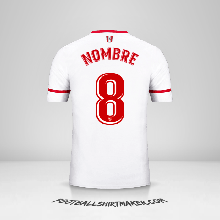 Jersey Sevilla FC 2017/2018 -  nombre - 8