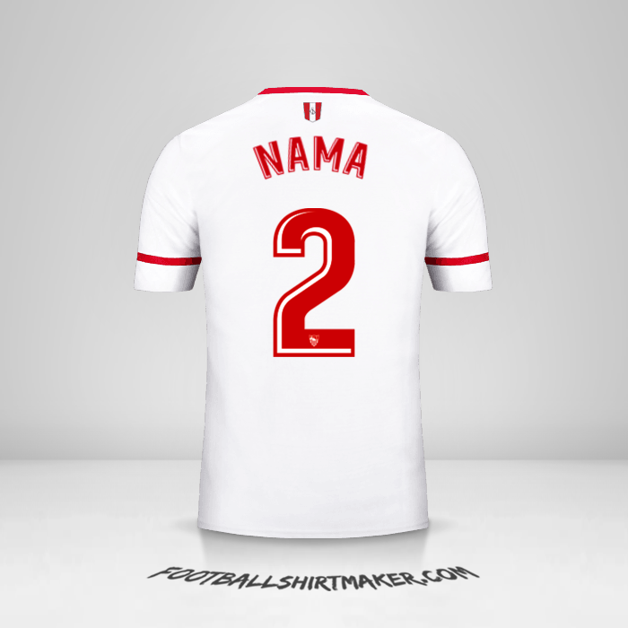 Jersey Sevilla FC 2017/2018 -  nama - 2