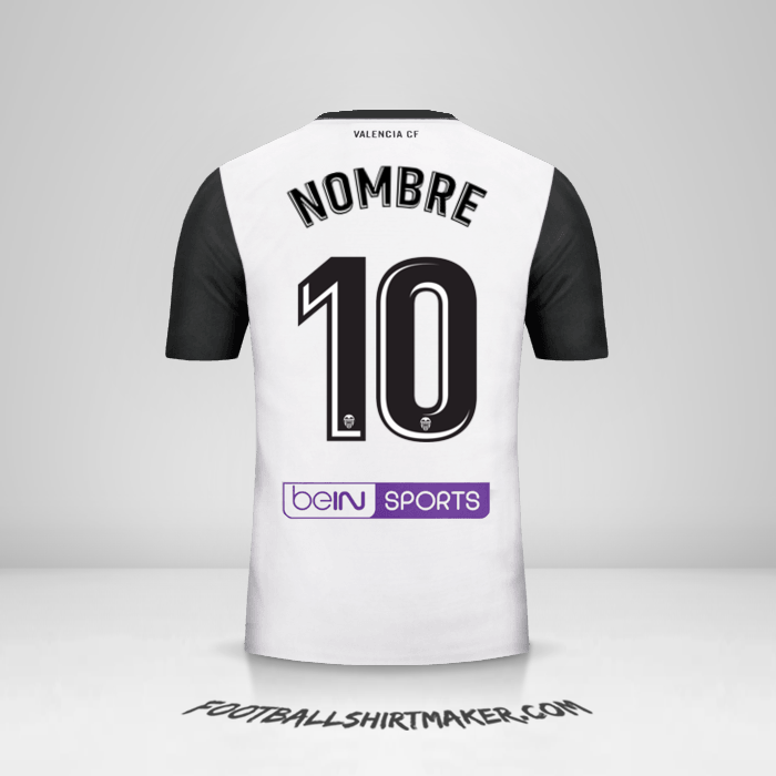Camiseta Valencia CF 2017/18 -  nombre - 10