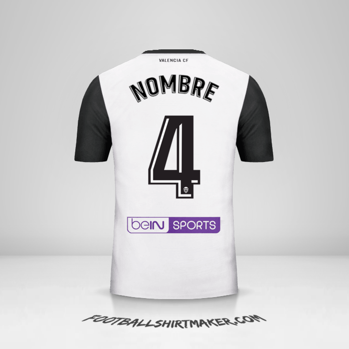 Jersey Valencia CF 2017/18 -  nombre - 4