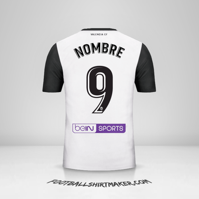 Camiseta Valencia CF 2017/18 -  nombre - 9