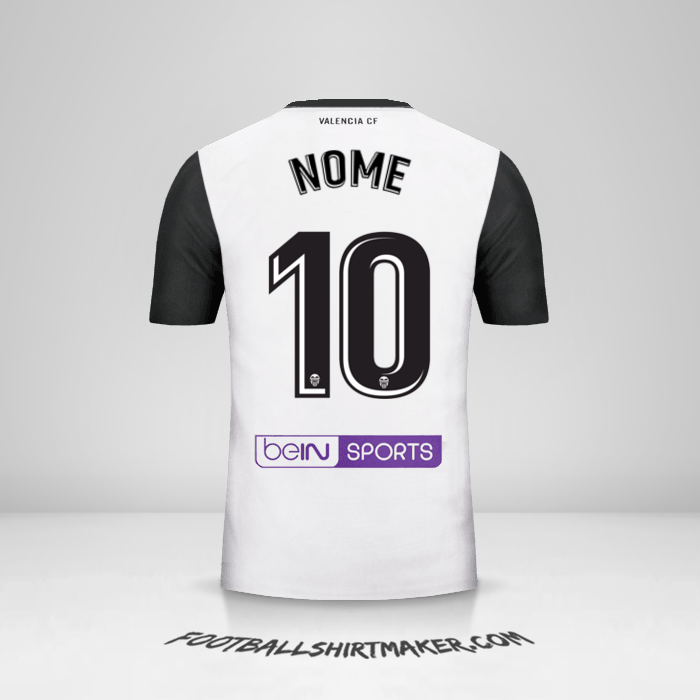 Camisa Valencia CF 2017/18 -  nome - 10