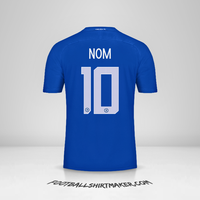 Maillot Chelsea Cup 2017/18 -  nom - 10