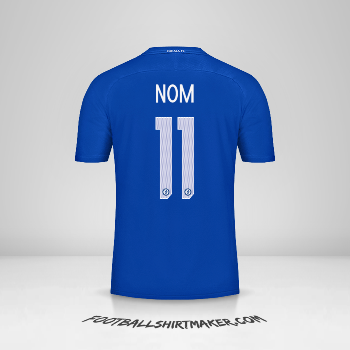 Maillot Chelsea Cup 2017/18 -  nom - 11