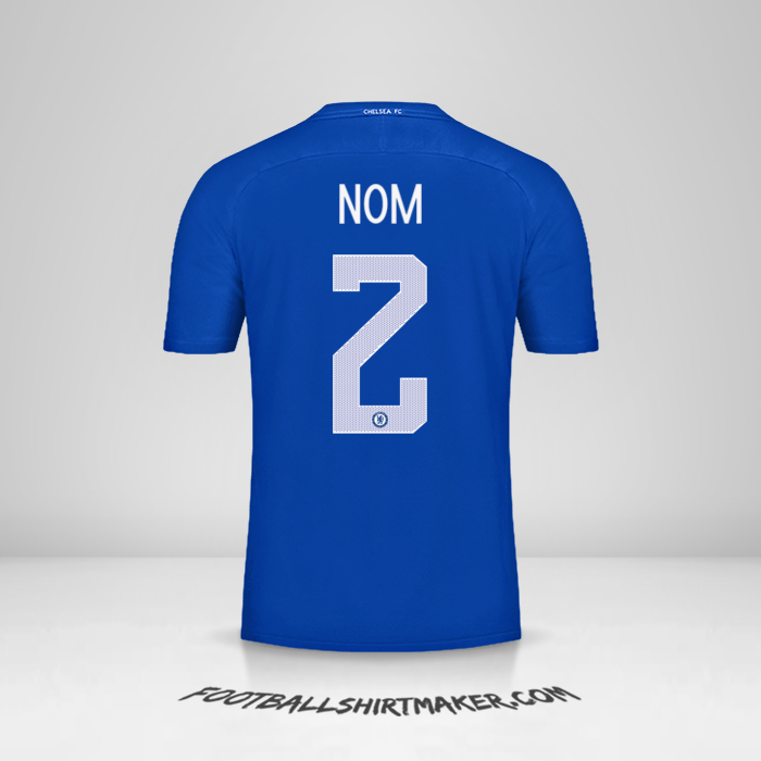Maillot Chelsea Cup 2017/18 -  nom - 2