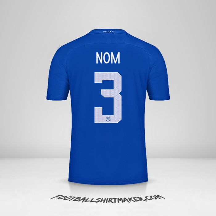 Maillot Chelsea Cup 2017/18 -  nom - 3