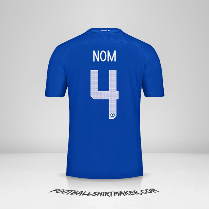 Maillot Chelsea Cup 2017/18 -  nom - 4
