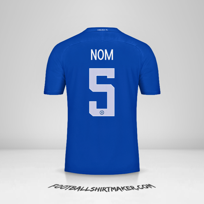 Maillot Chelsea Cup 2017/18 -  nom - 5