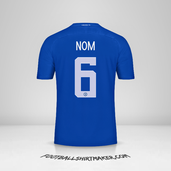 Maillot Chelsea Cup 2017/18 -  nom - 6
