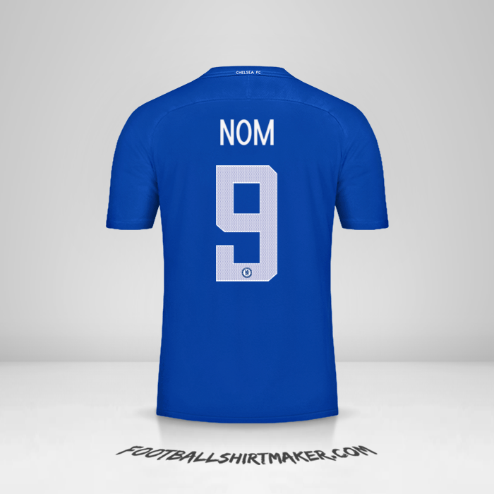 Maillot Chelsea Cup 2017/18 -  nom - 9
