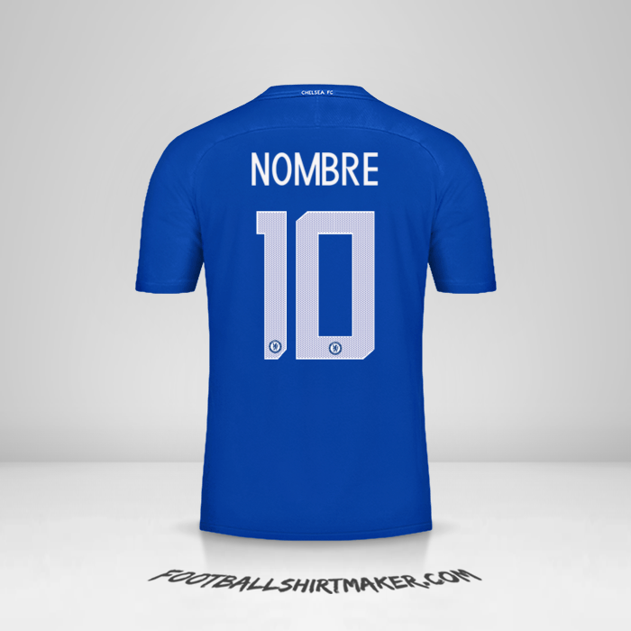 Camiseta Chelsea Cup 2017/18 -  nombre - 10
