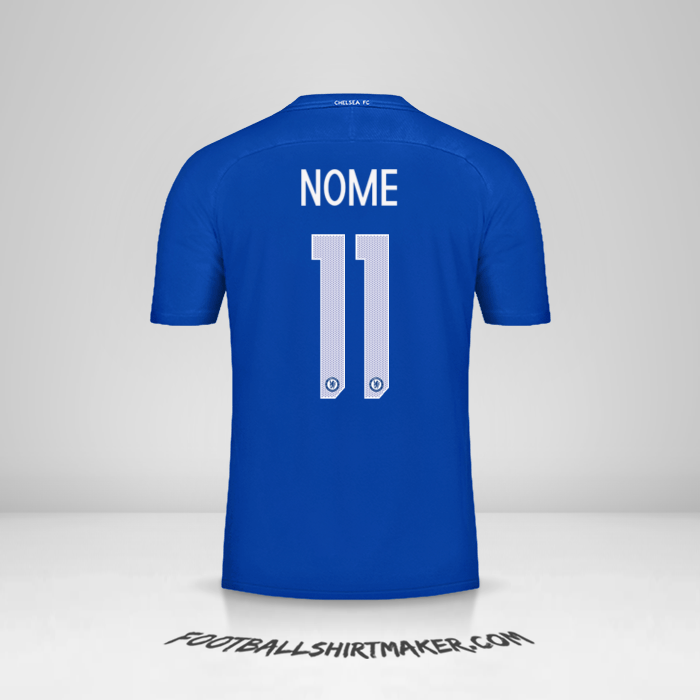 Camisola Chelsea Cup 2017/18 -  nome - 11