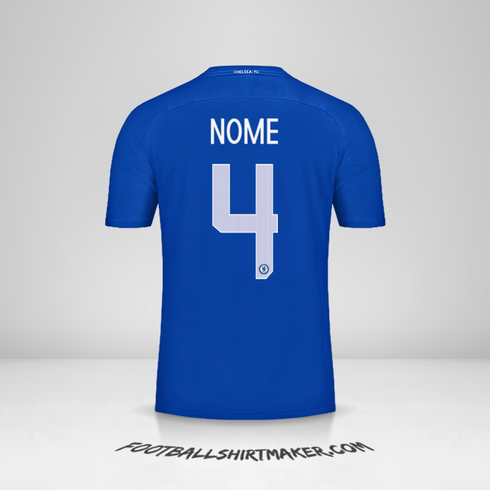 Camisola Chelsea Cup 2017/18 -  nome - 4