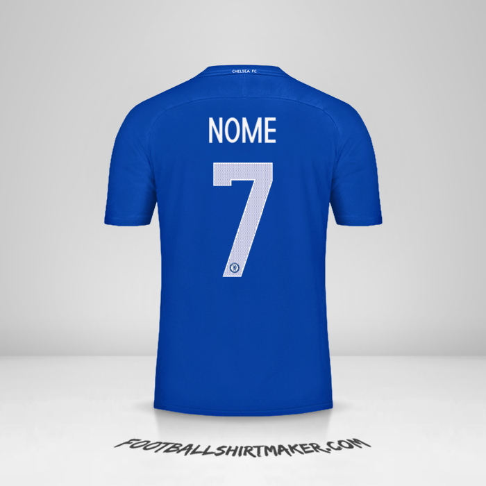 Camisola Chelsea Cup 2017/18 -  nome - 7