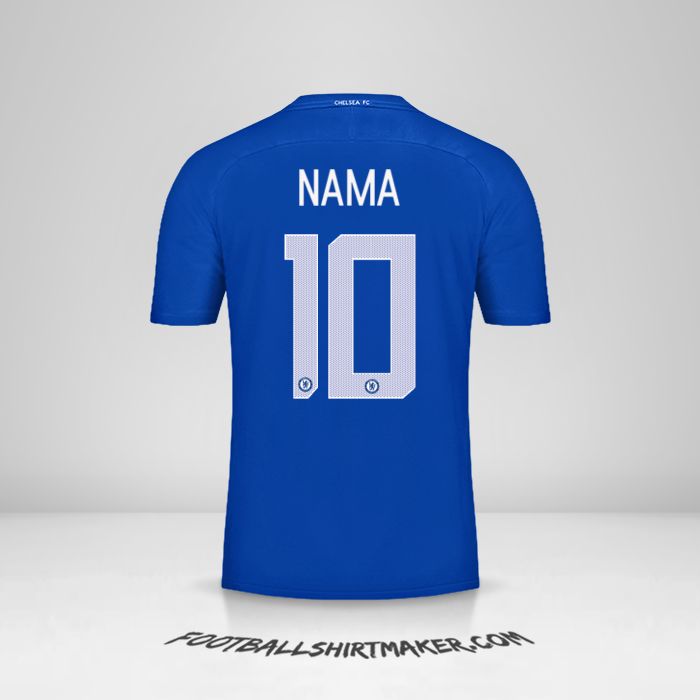 Jersey Chelsea Cup 2017/18 -  nama - 10