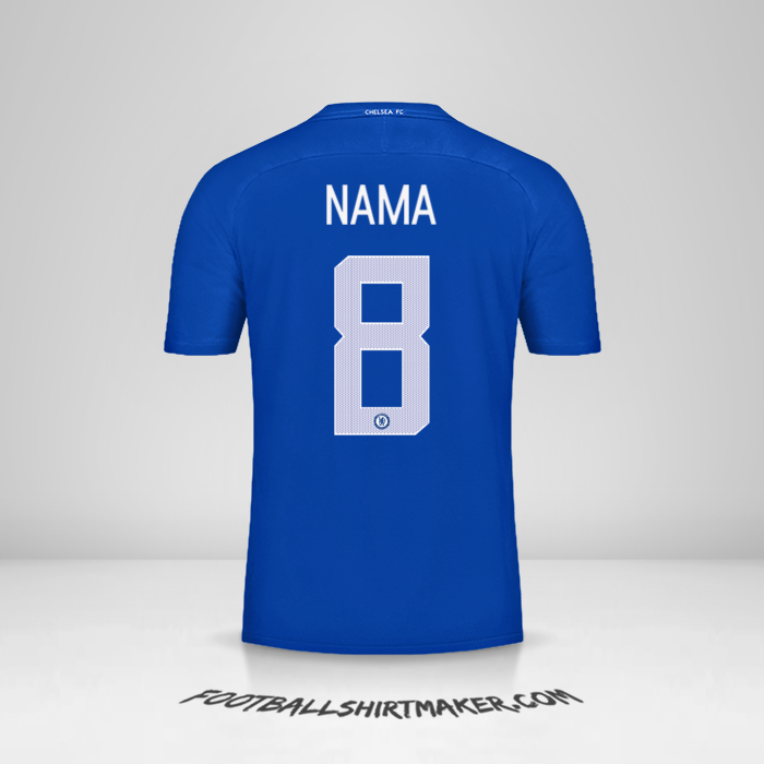 Jersey Chelsea Cup 2017/18 -  nama - 8