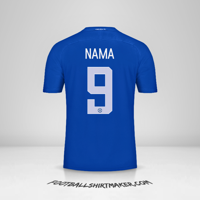 Jersey Chelsea Cup 2017/18 -  nama - 9