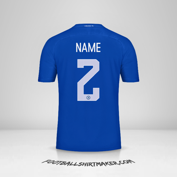 Shirt Chelsea Cup 2017/18 -  name - 2