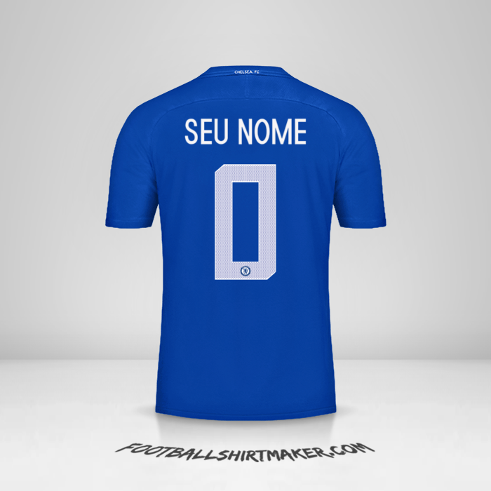 Camisa Chelsea Cup 2017/18 -  seu nome - 0