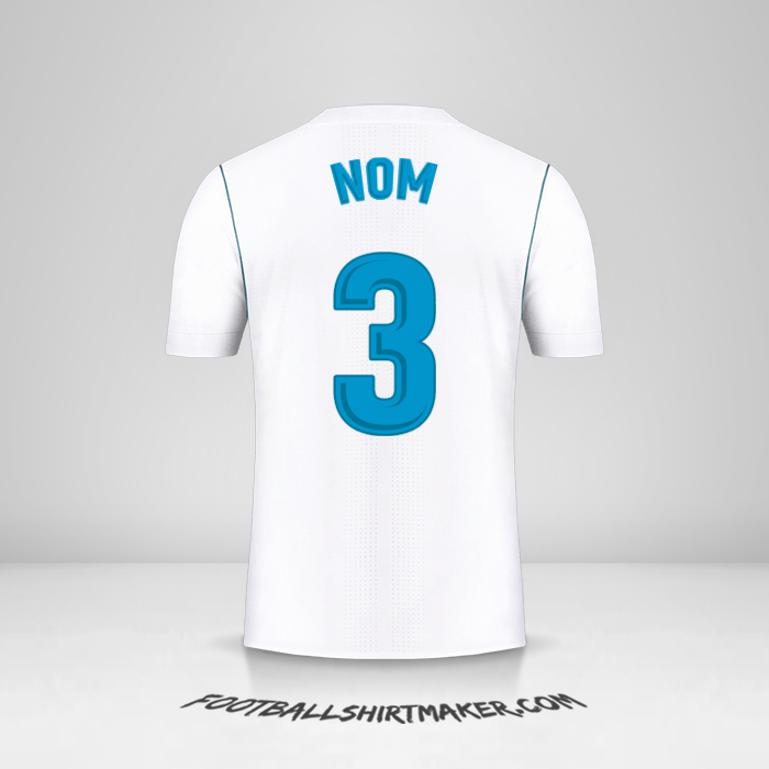 Maillot Real Madrid CF 2017/18 -  nom - 3