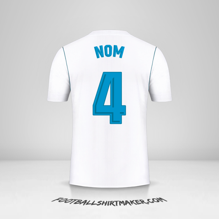 Maillot Real Madrid CF 2017/18 -  nom - 4