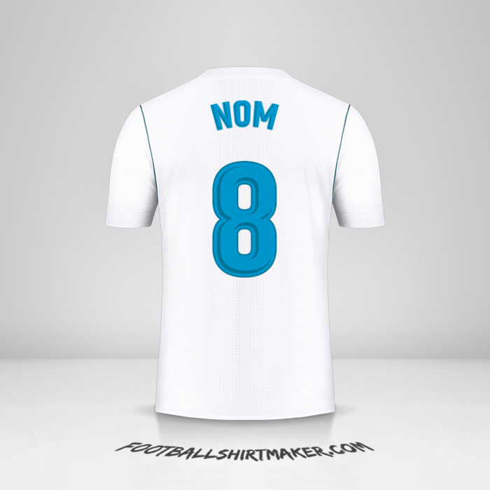 Maillot Real Madrid CF 2017/18 -  nom - 8
