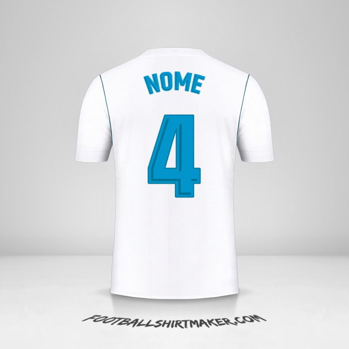 Camisa Real Madrid CF 2017/18 -  nome - 4