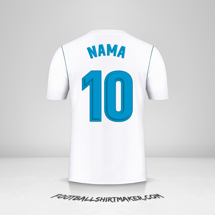 Jersey Real Madrid CF 2017/18 -  nama - 10
