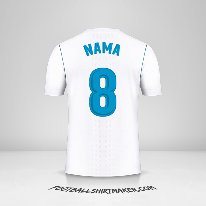 Jersey Real Madrid CF 2017/18 -  nama - 8