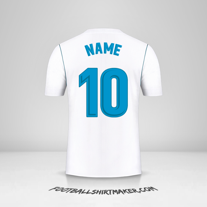 Trikot Real Madrid CF 2017/18 -  name - 10
