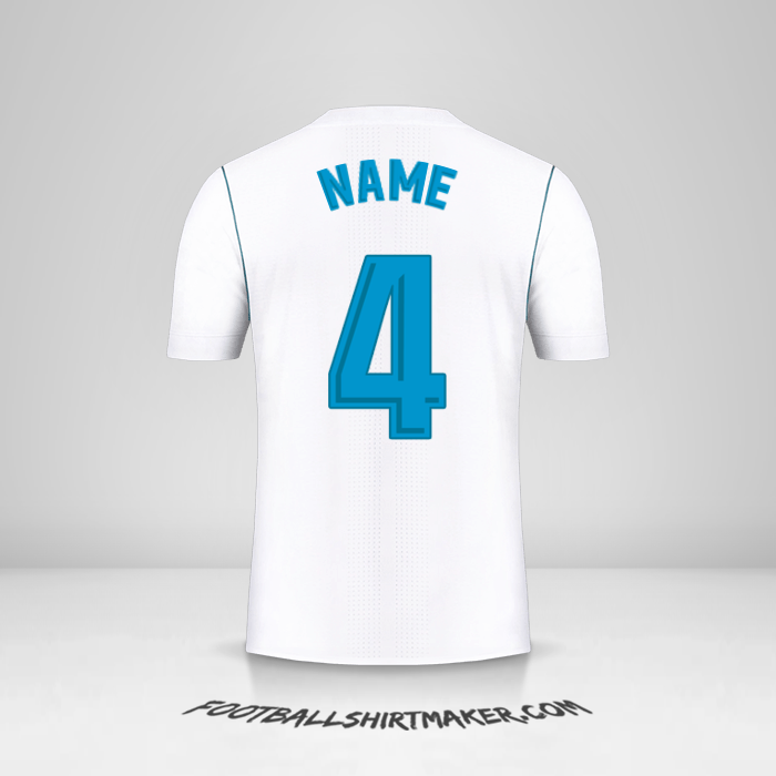 Shirt Real Madrid CF 2017/18 -  name - 4