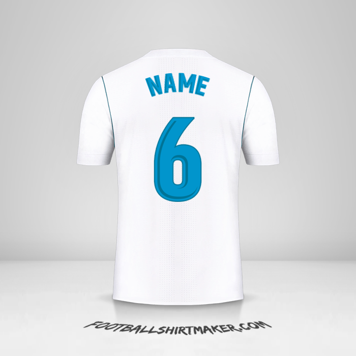 Trikot Real Madrid CF 2017/18 -  name - 6