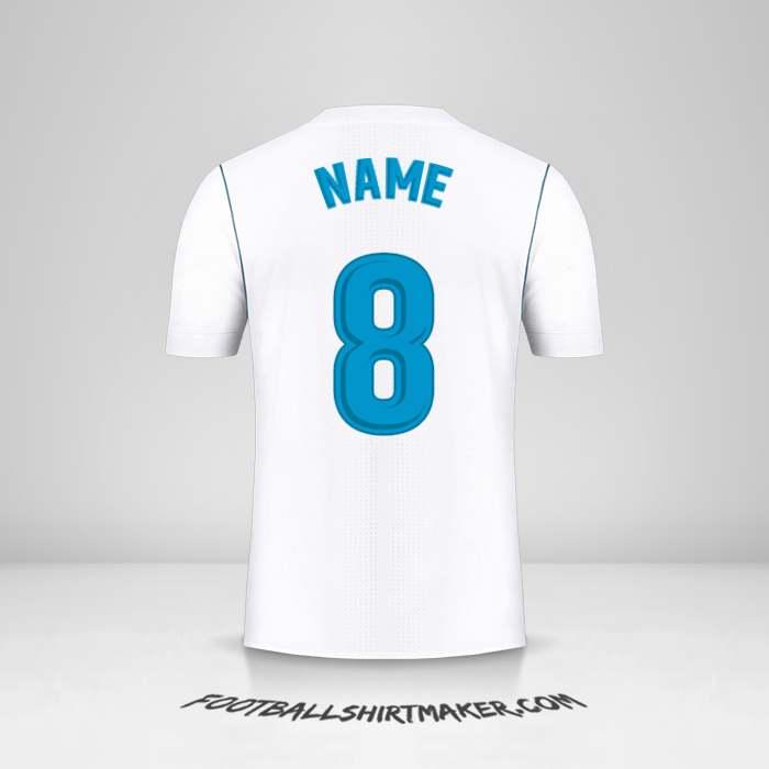 Shirt Real Madrid CF 2017/18 -  name - 8