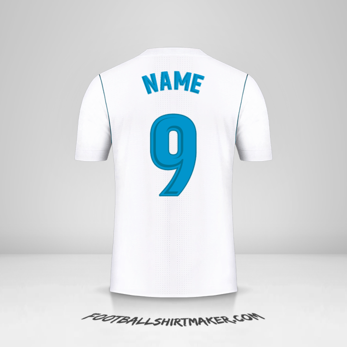 Shirt Real Madrid CF 2017/18 -  name - 9