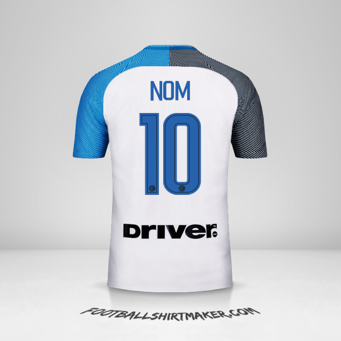 Maillot Inter 2017/18 Extérieur -  nom - 10