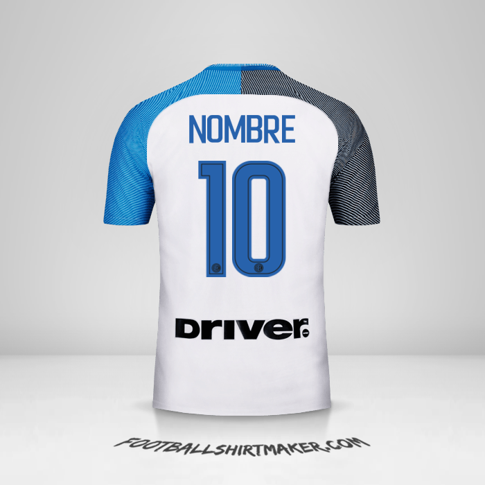 Jersey Inter 2017/18 Visita -  nombre - 10