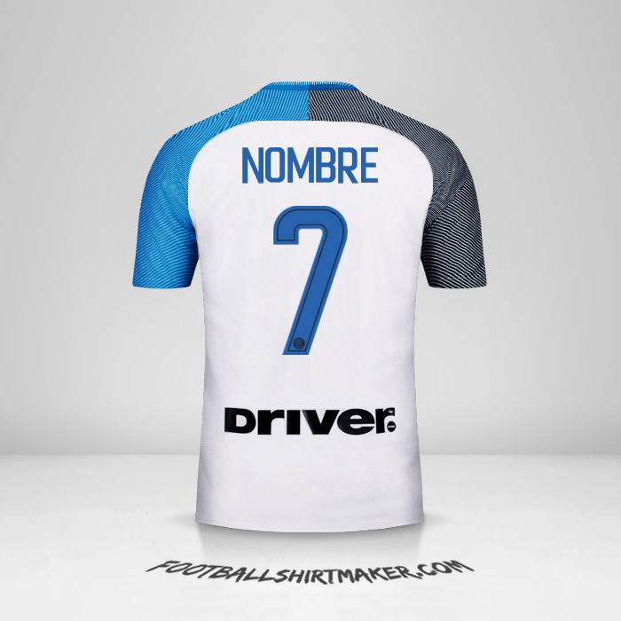 Jersey Inter 2017/18 Visita -  nombre - 7