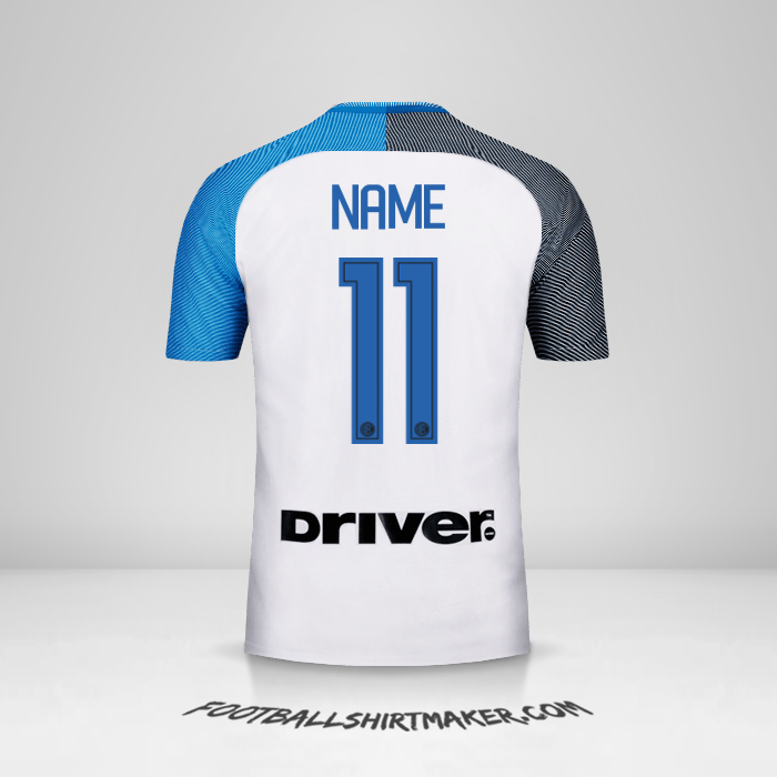 Shirt Inter 2017/18 Away -  name - 11