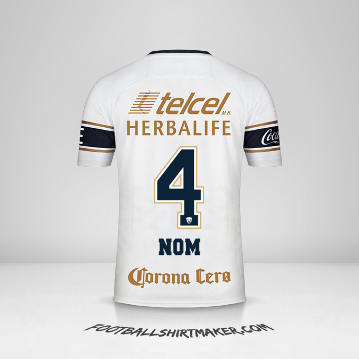 Maillot Pumas UNAM 2017/18 -  nom - 4