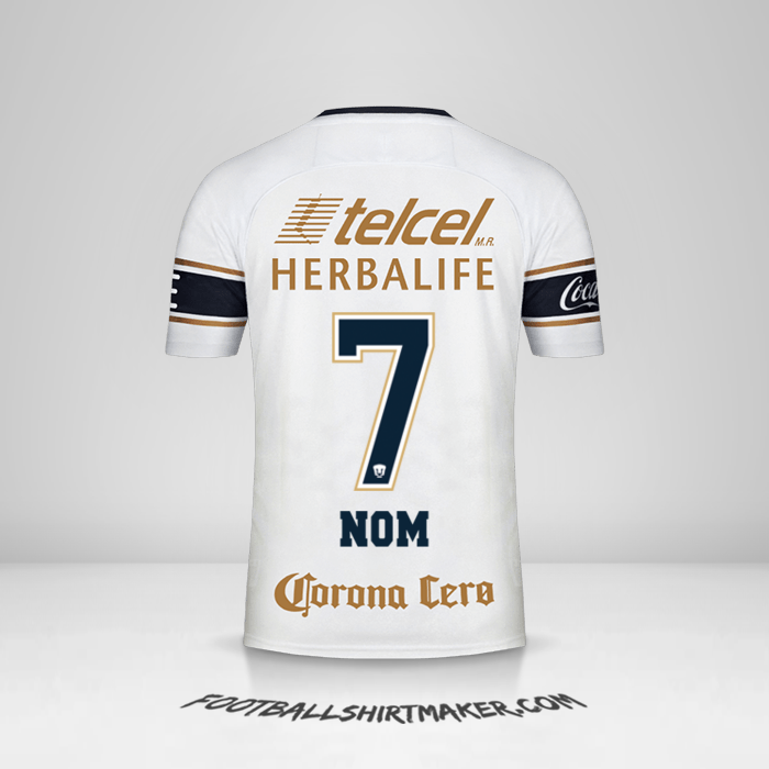 Maillot Pumas UNAM 2017/18 -  nom - 7