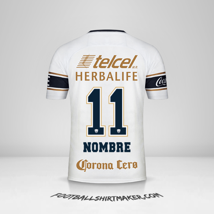 Jersey Pumas UNAM 2017/18 -  nombre - 11
