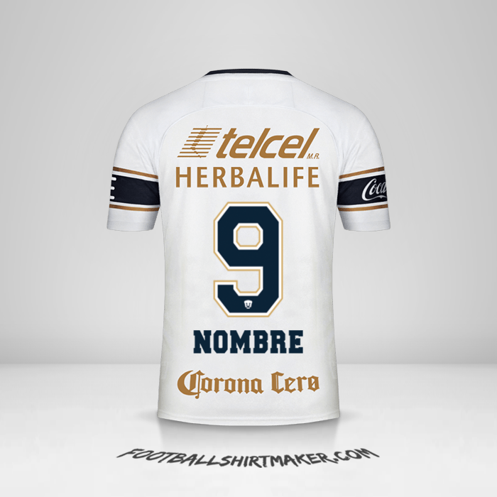 Camiseta Pumas UNAM 2017/18 -  nombre - 9