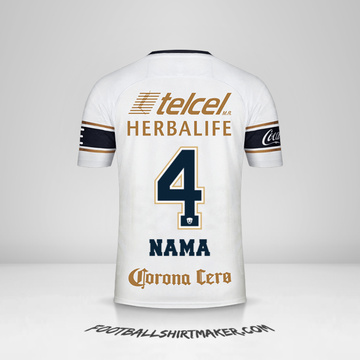 Jersey Pumas UNAM 2017/18 -  nama - 4