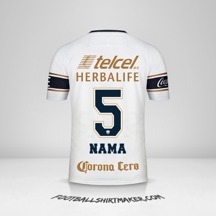 Jersey Pumas UNAM 2017/18 -  nama - 5