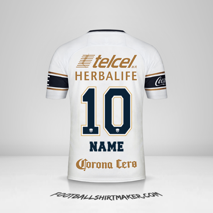 Shirt Pumas UNAM 2017/18 -  name - 10