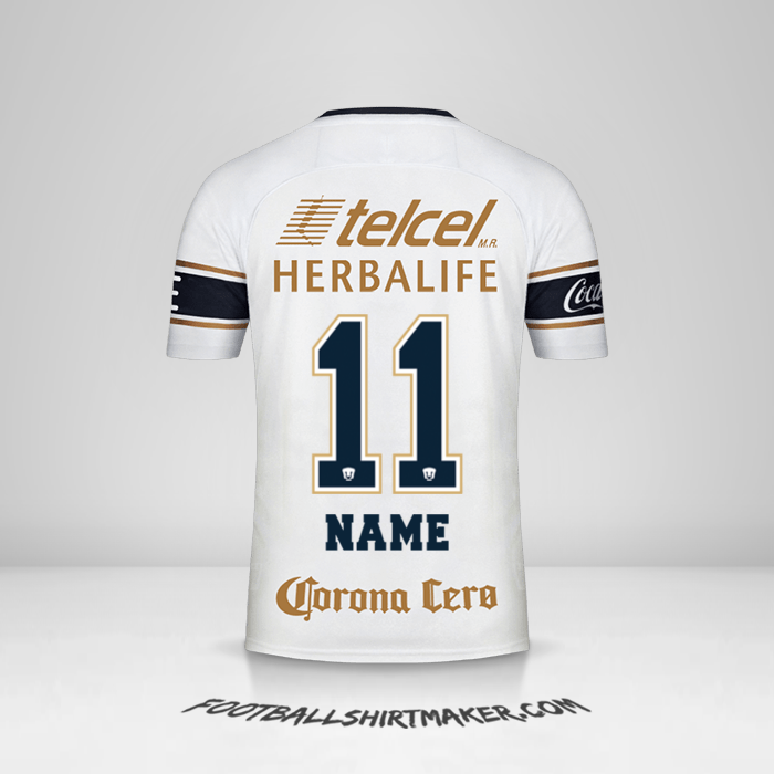Shirt Pumas UNAM 2017/18 -  name - 11