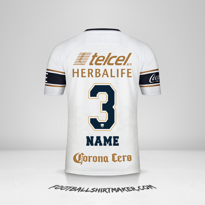 Trikot Pumas UNAM 2017/18 -  name - 3