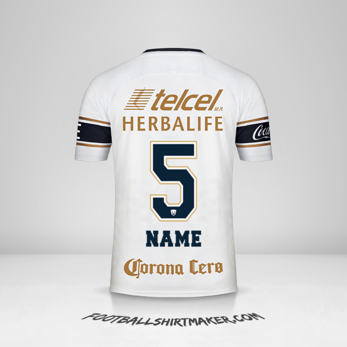 Shirt Pumas UNAM 2017/18 -  name - 5